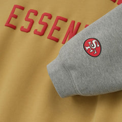 San Francisco 49ers Fear of God x NFL Unisex Sport Hoodie - Gold/Heather Gray - NFL