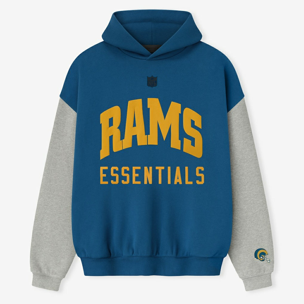 Los Angeles Rams Fear of God x NFL Unisex Sport Hoodie - Royal/Heather Gray - NFL