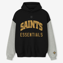 New Orleans Saints Fear of God x NFL Unisex Sport Hoodie - Black/Heather Gray - NFL