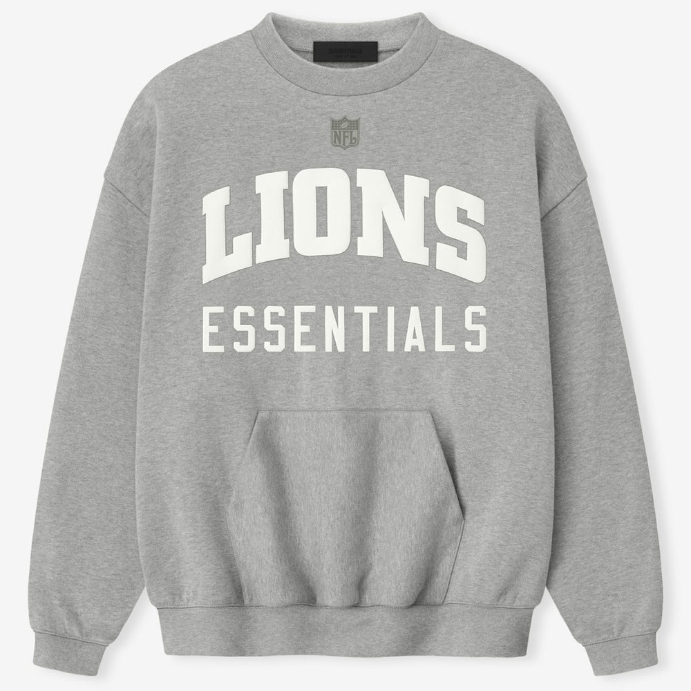 Detroit Lions Fear of God x NFL Unisex Sport Sweatshirt - Heather Gray - NFL