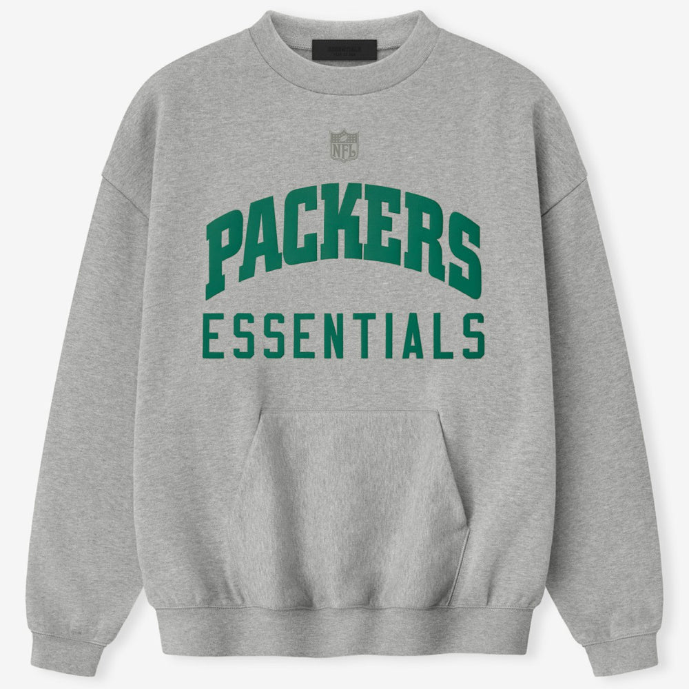 Green Bay Packers Fear of God x NFL Unisex Sport Sweatshirt - Heather Gray - NFL