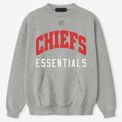 Kansas City Chiefs Fear of God x NFL Unisex Sport Sweatshirt - Heather Gray - NFL