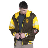 San Diego Padres Pro Player Legacy Lightweight Full-Zip Hooded Jacket Sale