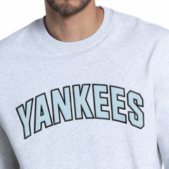 New York Yankees Starter Face of Ice Blue French Terry Sweatshirt Outlet