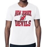 New Jersey Devils Starter Comic Style Team Graphic T-Shirt - White | NHL sale