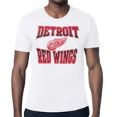 Detroit Red Wings Starter Comic Style Team Graphic T-Shirt - White | NHL near me