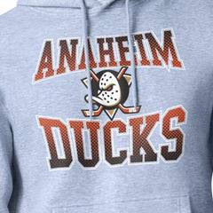 Anaheim Ducks Starter Comic Style Team Graphic Hoodie - Gray | NHL Clearance