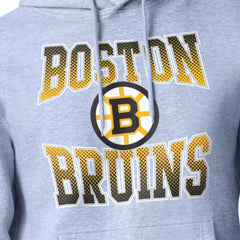 Boston Bruins Starter Comic Style Team Graphic Hoodie - Gray | NHL Lifestyle