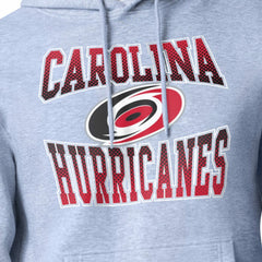 Carolina Hurricanes Starter Comic Style Team Graphic Hoodie - Gray | NHL Lifestyle