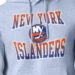 New York Islanders Starter Comic Style Team Graphic Hoodie - Gray | NHL discount