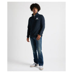 Charles River x New England Patriots Franconia Quilted Quarter-Zip Sweatshirt - Navy - NFL
