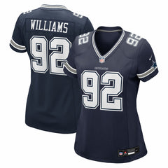 Quinnen Williams Dallas Cowboys Women's Team Game Jersey - Navy - Nike