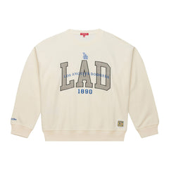Los Angeles Dodgers Mitchell & Ness Women's Premium Crewneck Sweatshirt Outlet