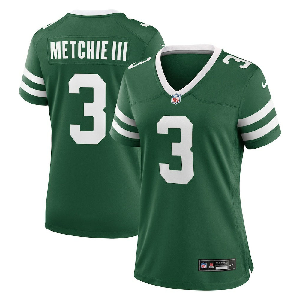 John Metchie III New York Jets Women's Team Game Jersey - Legacy Green - Nike
