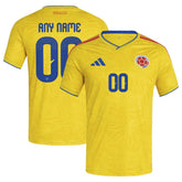 Adidas - Colombia National Team FIFA x World Cup 2026 Home Replica Custom Jersey - Yellow