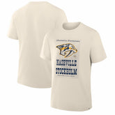 Nashville Predators 2025 NHL Global Series Hometown To Stockholm Legacy T-Shirt - Cream | NHL Clearance