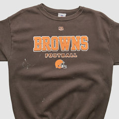 Cleveland Browns NFL 2000s Pullover Sweatshirt - Brown Vintage - Fanatics