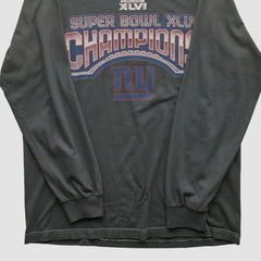 New York Giants 2012 Long Sleeve T-shirt - Black Vintage - Fanatics