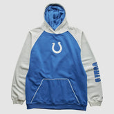 Indianapolis Colts Reebok 2000s Hooded Pullover Sweatshirt - Blue Vintage - Fanatics