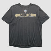 New Orleans Saints Reebok 2000s T-shirt - Black Vintage - Fanatics