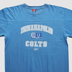 Indianapolis Colts Reebok 2000s Long Sleeve T-shirt - Blue Vintage - Fanatics