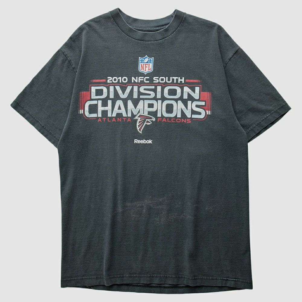 Atlanta Falcons Reebok 2010 T-shirt - Charcoal Vintage - Fanatics