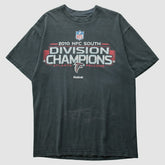 Atlanta Falcons Reebok 2010 T-shirt - Charcoal Vintage - Fanatics