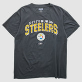 Pittsburgh Steelers Reebok 2000s T-shirt - Black Vintage - Fanatics