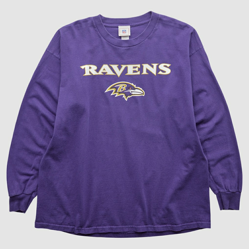Baltimore Ravens NFL 2000s Long Sleeve T-shirt - Purple Vintage - Fanatics