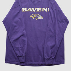 Baltimore Ravens NFL 2000s Long Sleeve T-shirt - Purple Vintage - Fanatics