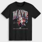 Drake Maye New England Patriots Big & Tall Player Hype T-Shirt - Black - NFL