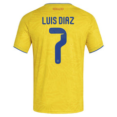 Adidas - Luis Diaz Colombia National Team 2026 Home Replica Jersey - Yellow