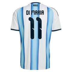 Adidas - Angel Di Maria Argentina National Team 2026 Home Replica Jersey - White