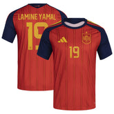Adidas - Lamine Yamal Spain National Team 2026 Home Replica Jersey - Red