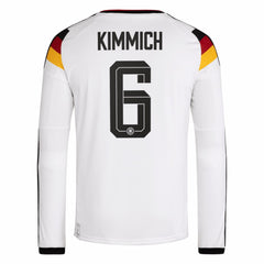 Adidas - Joshua Kimmich Germany National Team 2026 Home Replica Long Sleeve Jersey - White