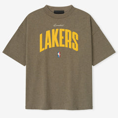 Los Angeles Lakers Fear of God x NBA Unisex 90's T-Shirt Heather Gray