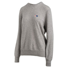New England Patriots NAADAM Cashmere Sweater - Gray - NFL