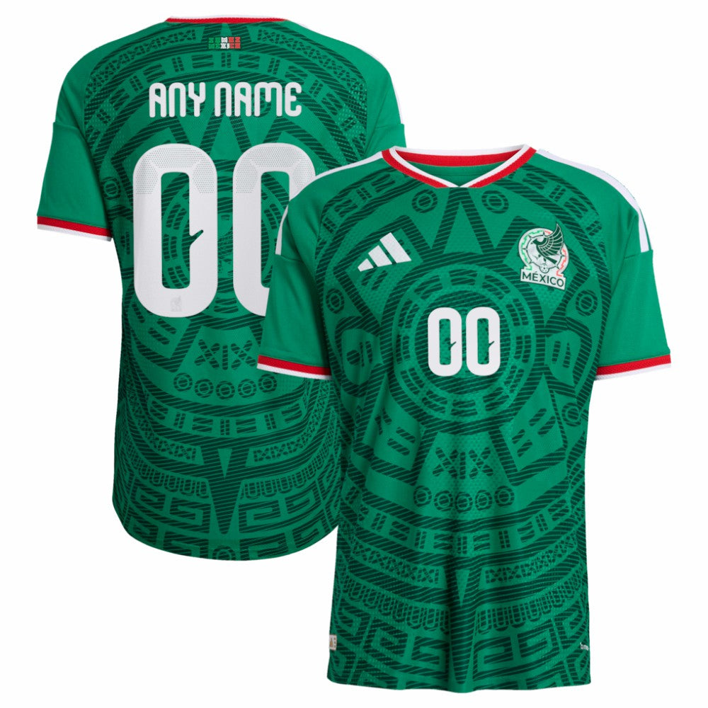 Adidas - Mexico National Team 2026 Home Custom Jersey - Green
