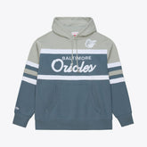 Baltimore Orioles Mitchell & Ness Cooperstown Collection Thunderstorm Head Coach Hoodie Outlet