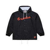 Baltimore Orioles Mitchell & Ness Full-Snap Hooded Coaches Jacket for sale