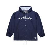 New York Yankees Mitchell & Ness Full-Snap Hooded Coaches Jacket Sale