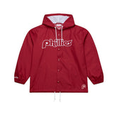 Philadelphia Phillies Mitchell & Ness Full-Snap Hooded Coaches Jacket Discount