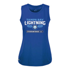 Tampa Bay Lightning Levelwear Women's 2026 NHL Stadium Series Macy Tank Top - Blue | NHL on sale
