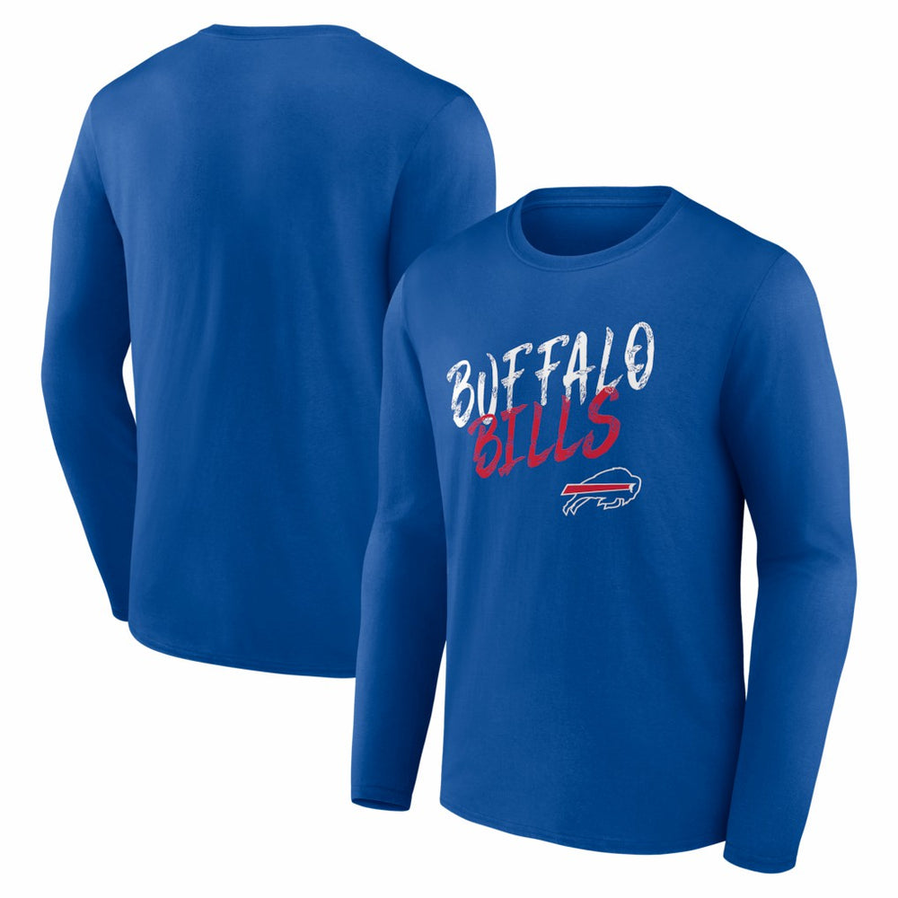 Buffalo Bills Hustle Long Sleeve T-Shirt - Royal - NFL