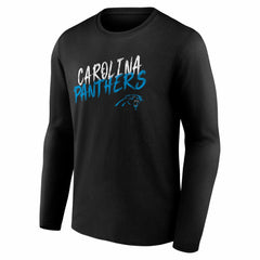 Carolina Panthers Hustle Long Sleeve T-Shirt - Black - NFL
