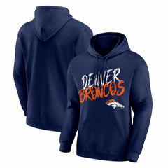Denver Broncos Hustle Hoodie - Navy - NFL