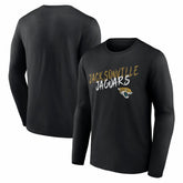 Jacksonville Jaguars Hustle Long Sleeve T-Shirt - Black - NFL