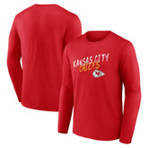 Kansas City Chiefs Hustle Long Sleeve T-Shirt - Red - NFL