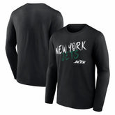 New York Jets Hustle Long Sleeve T-Shirt - Black - NFL