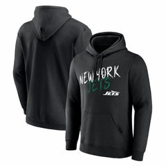 New York Jets Hustle Hoodie - Black - NFL